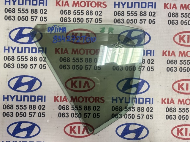 Скло-кватирка двері, задньої, правої 834272T010 HYUNDAI