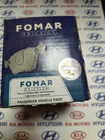 Колодки на гальмо задній дисковий FO460285 FOMAR