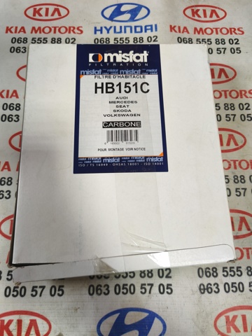 Фільтр, повітря у внутрішній простір HB151C MISFAT