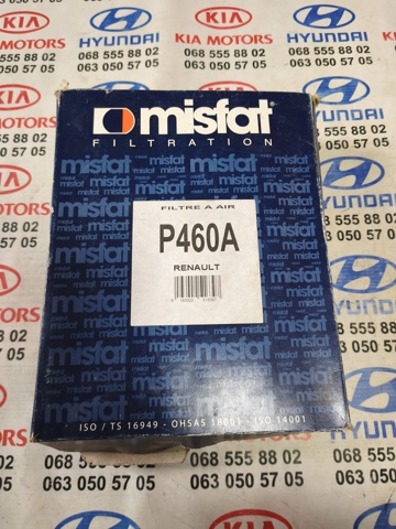 Повітряний фільтр двигуна P460A MISFAT