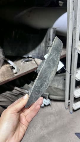 Спойлер переднього бампера, лівий 8W0853833 VAG