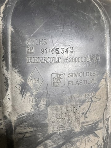 Підкрилок задній лівий 91165342 RENAULT