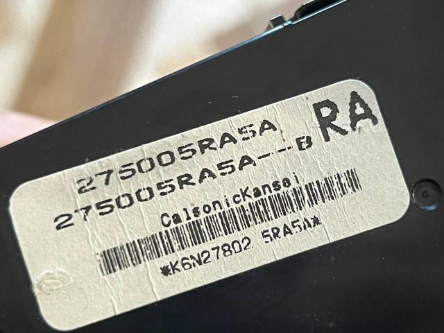 Реостат/перемикач-регулятор режиму обігрівача салону 275005RA5A NISSAN