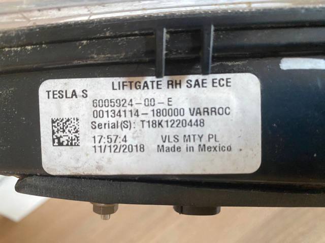 Стоп задній 600592400E TESLA