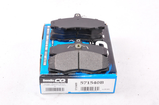 Колодки гальмівні передні, дискові 571540B BENDIX