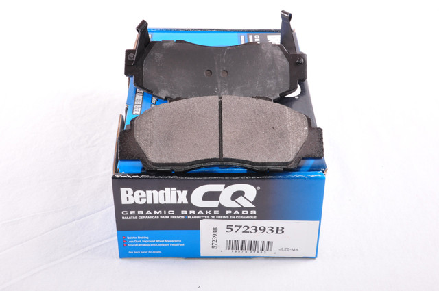 Колодки гальмівні передні, дискові 572393B BENDIX