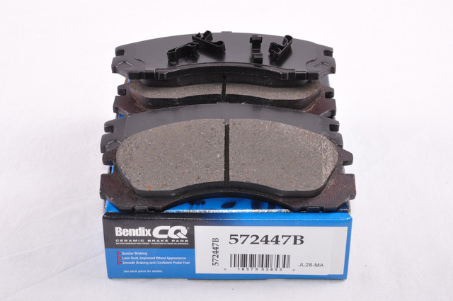 Колодки гальмівні передні, дискові 572447B BENDIX