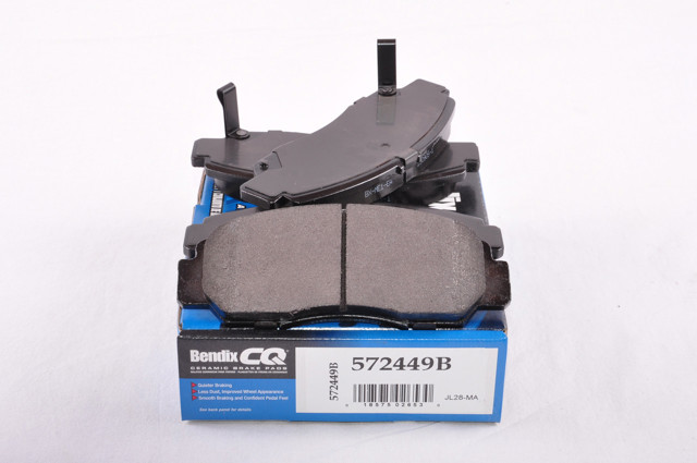 Колодки гальмівні передні, дискові 572449B BENDIX