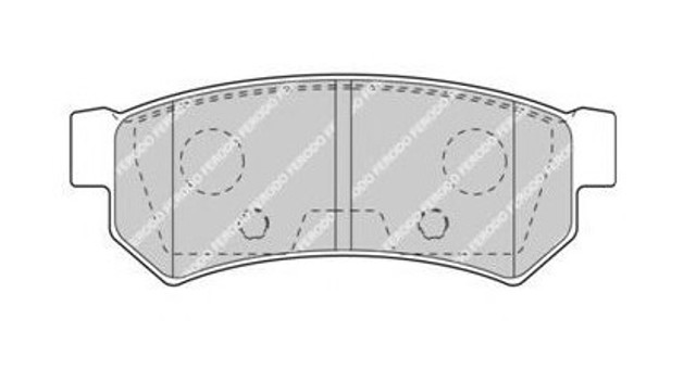 Комплект задніх колодок BTS5503 TASHIKO