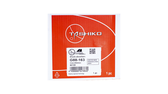 Амортизатор передньої підвіски, лівий G88163 TASHIKO