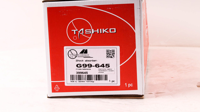 Амортизатор передньої підвіски, лівий G99645 TASHIKO