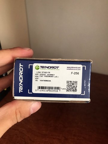 Стійка стабілізатора, переднього F256 TEKNOROT