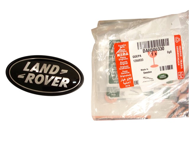 Емблема "land rover" black/silver, [d4,e1,f1] DAH500330