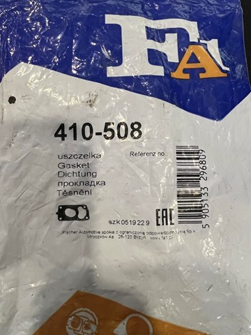 Прокладка турбіни вихлопних газів, впуск 410508 FA1