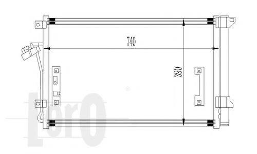 Конденсатор кондиціонера 0030160020 DEPO