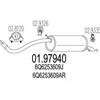 Глушилка задня 0197940 MTS