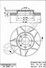 Ротор гальмівний 09309075 BREMBO