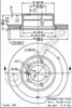 Гальмо дискове переднє 09692411 BREMBO