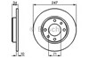 Диск гальмівний задній 0986478359 BOSCH