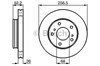 Гальмо дискове переднє 0986478485 BOSCH