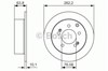 Диск заднього гальма 0986479061 BOSCH