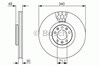 Гальмо дискове переднє 0986479092 BOSCH