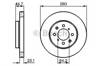 Гальмо дискове переднє 0986479226 BOSCH