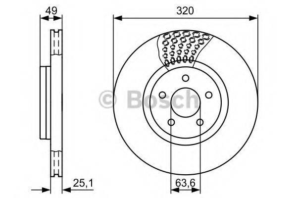 Ротор гальмівний 0986479660 BOSCH