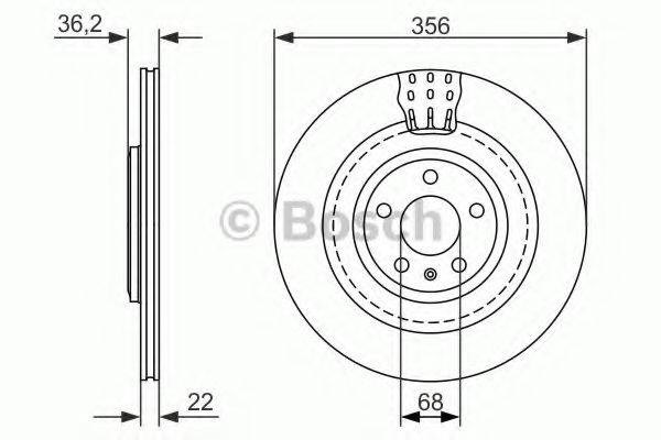 Дискові гальма 0986479749 BOSCH