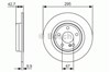 Диск гальмівний задній 0986479A04 BOSCH