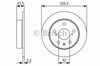 Диск гальмівний задній 0986479C44 BOSCH