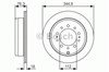 Диск гальмівний задній 0986479R32 BOSCH