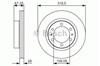 Диск гальмівний передній 0986479R46 BOSCH