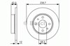 Диск гальмівний передній 0986479R61 BOSCH