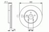 Диск гальмівний передній 0986479S48 BOSCH