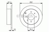 Диск гальмівний задній 0986479S68 BOSCH