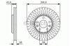 Гальмо дискове переднє 0986479S93 BOSCH