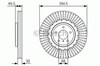 Диск гальмівний передній 0986479T02 BOSCH