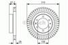 Ротор гальмівний 0986479T36 BOSCH