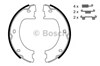 Гальмівні колодки гальма стоянки 0986487751 BOSCH