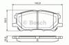 Колодки гальмівні передні, дискові 0986494218 BOSCH