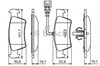 Колодки гальмові задні, дискові 0986494309 BOSCH