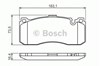 Колодки передні 0986494428 BOSCH