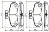 Колодки гальмівні задні, дискові 0986495173 BOSCH