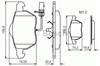 Колодки гальмівні передні, дискові 0986495241 BOSCH