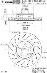Ротор гальмівний 09A62131 BREMBO