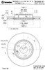 Гальмо дискове переднє 09B43641 BREMBO