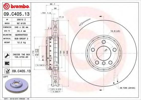 Ротор гальмівний 09C40513 BREMBO