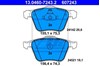 Колодки гальмівні дискові комплект 13046072432 ATE