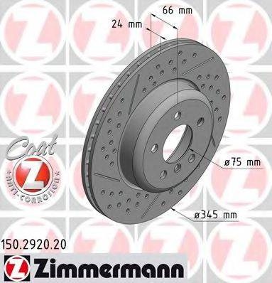 Дискові гальма 150292020 ZIMMERMANN